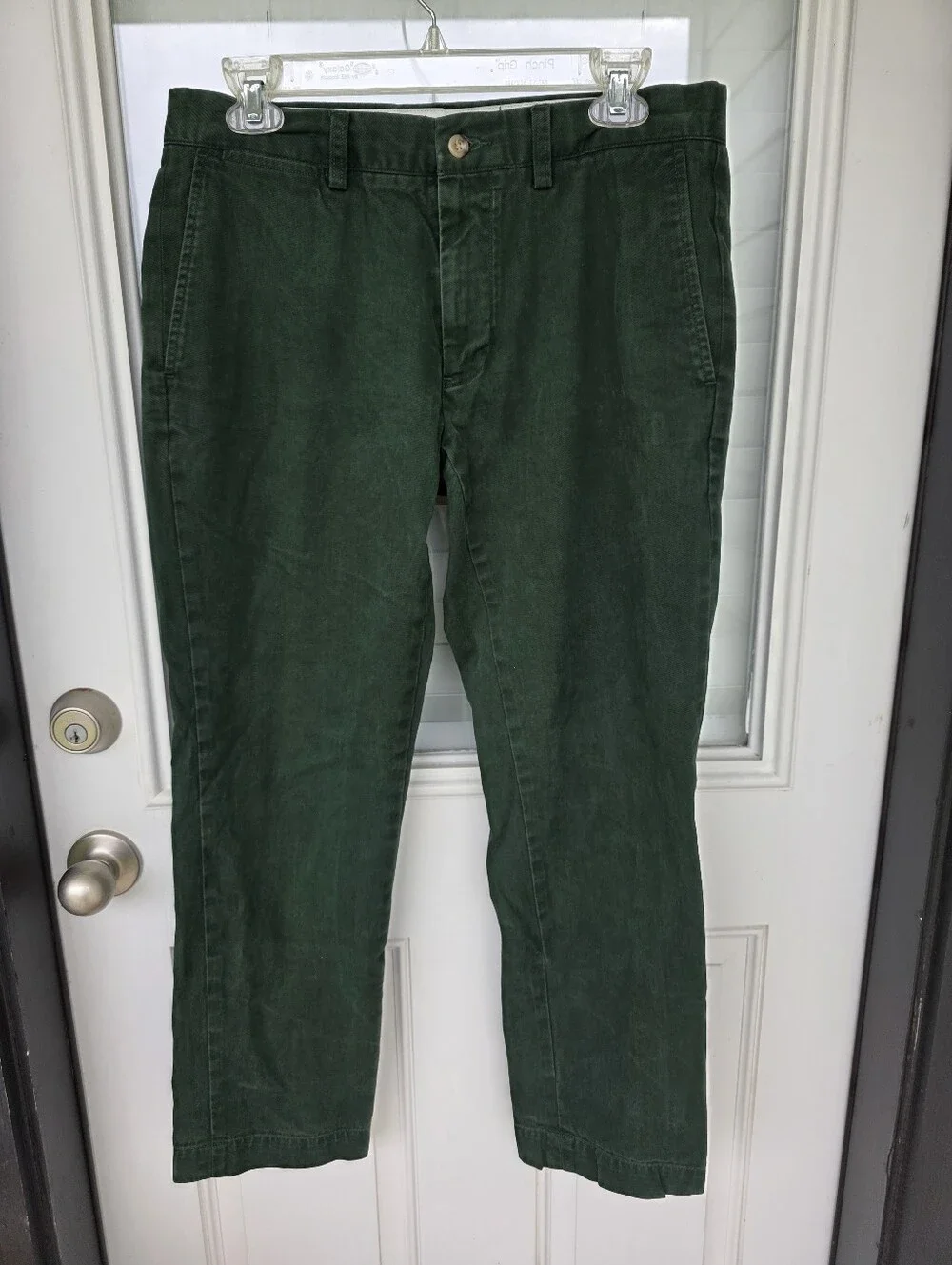 Polo Ralph Lauren Slim Fit Green Chino Pants Men's 32x30 Stretch Casual